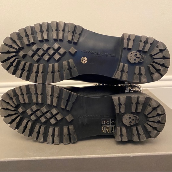 Alexander McQueen Studded Ankle Boots - Picture 9 of 11